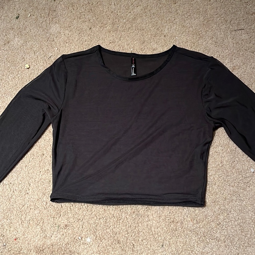 black mesh under shirt-gothic